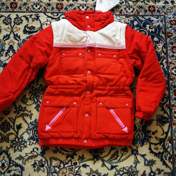 The Marc Jacobs big girl Colour-Block sleeves removablePadded Jacket - Picture 10 of 17